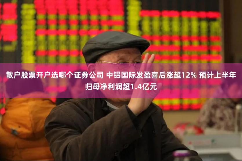 散户股票开户选哪个证券公司 中铝国际发盈喜后涨超12% 预计上半年归母净利润超1.4亿元