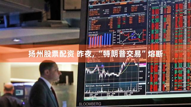 扬州股票配资 昨夜, “特朗普交易”熔断